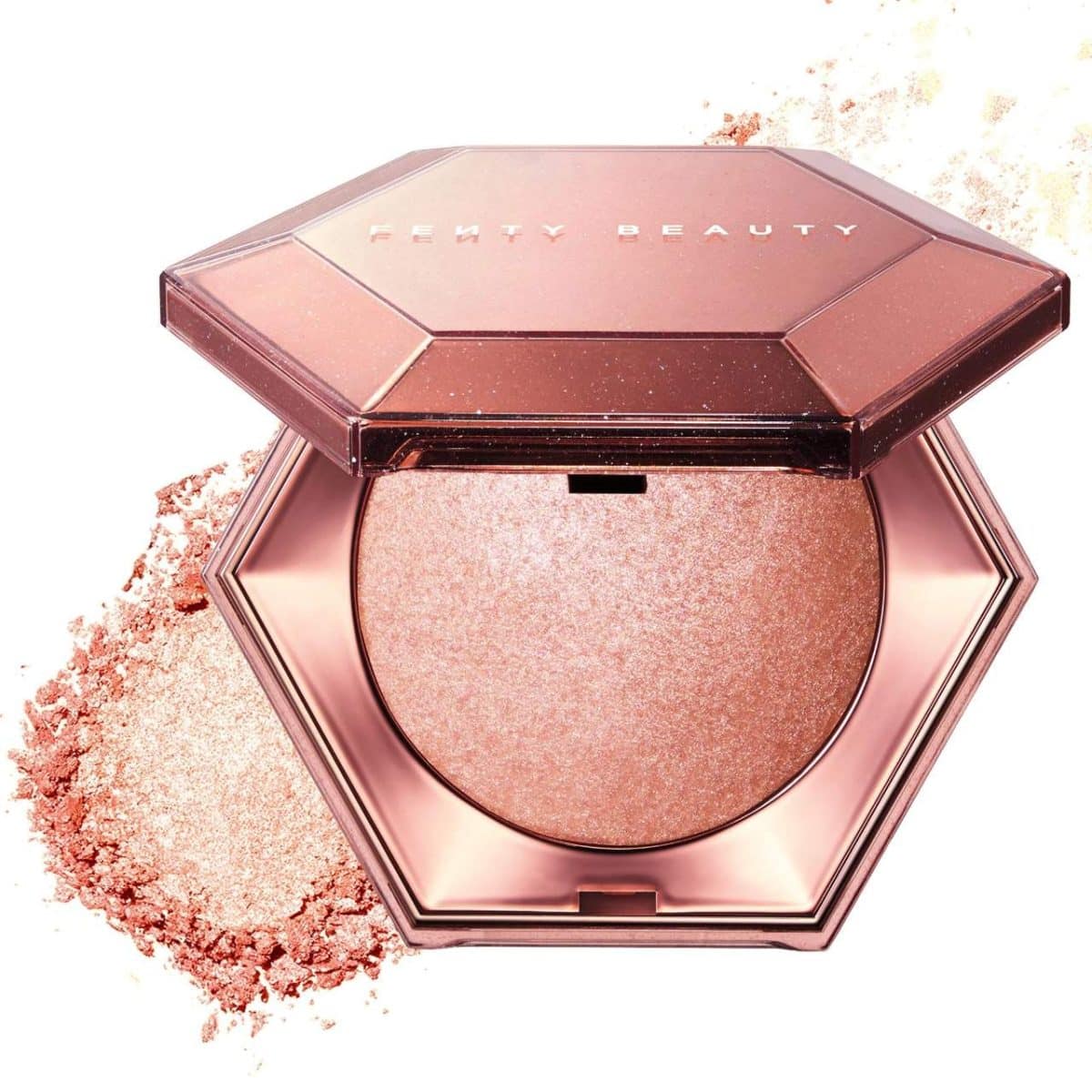 هایلایتر دایموند بمب فنتی بیوتی Diamond Bomb مدل rose rave 02 - Image 1