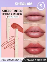 رژ لب و خط لب دو طرفه شیگلم در رنگ بندی SHEGLAM GLAM 101 LIPSTICK & LINER DUO - Image 7