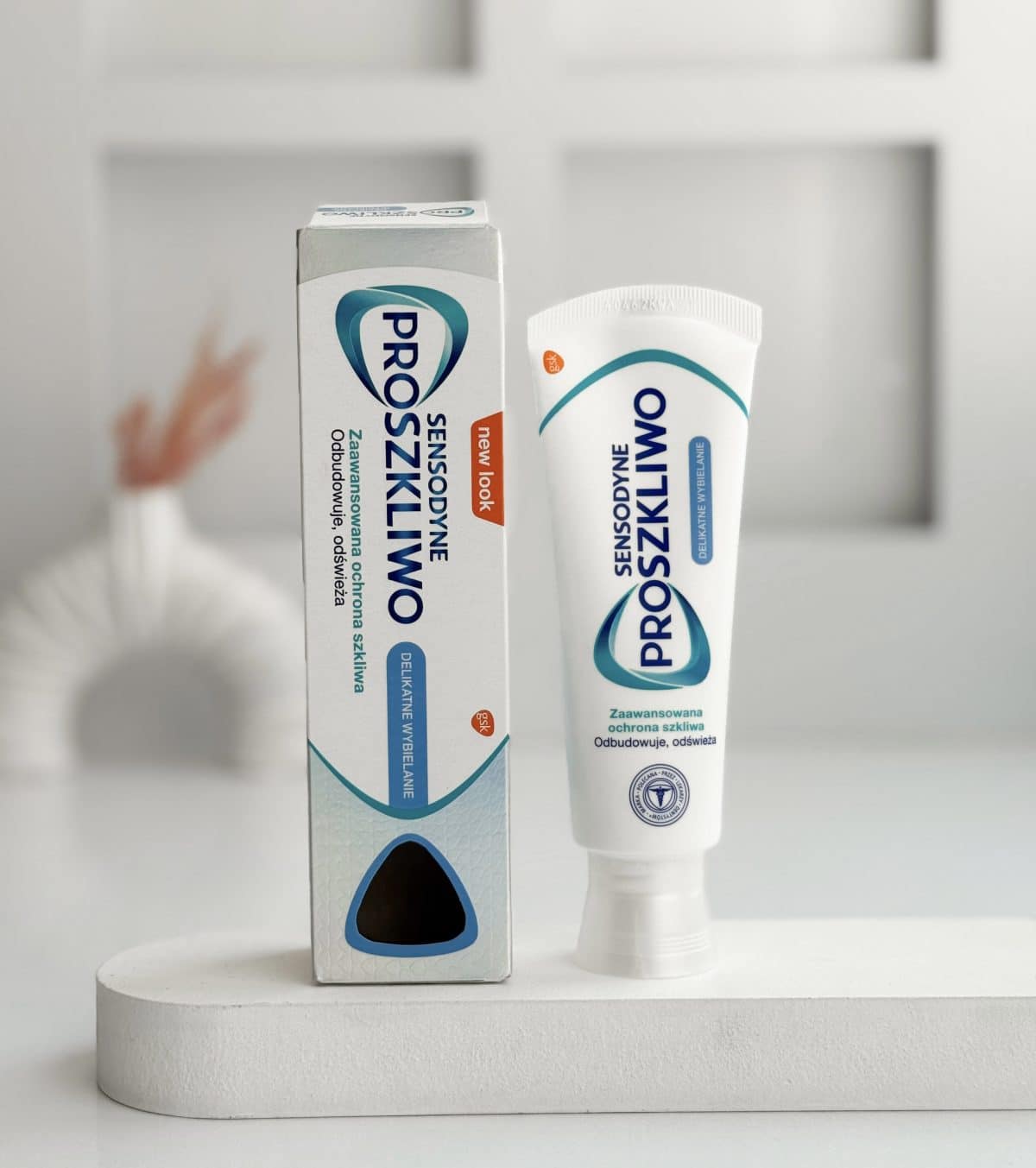 خمیردندان سنسوداین مدل Sensodyne Proszkliwo DELIKATNE WYBIELANIE حجم 75 میل - Image 2