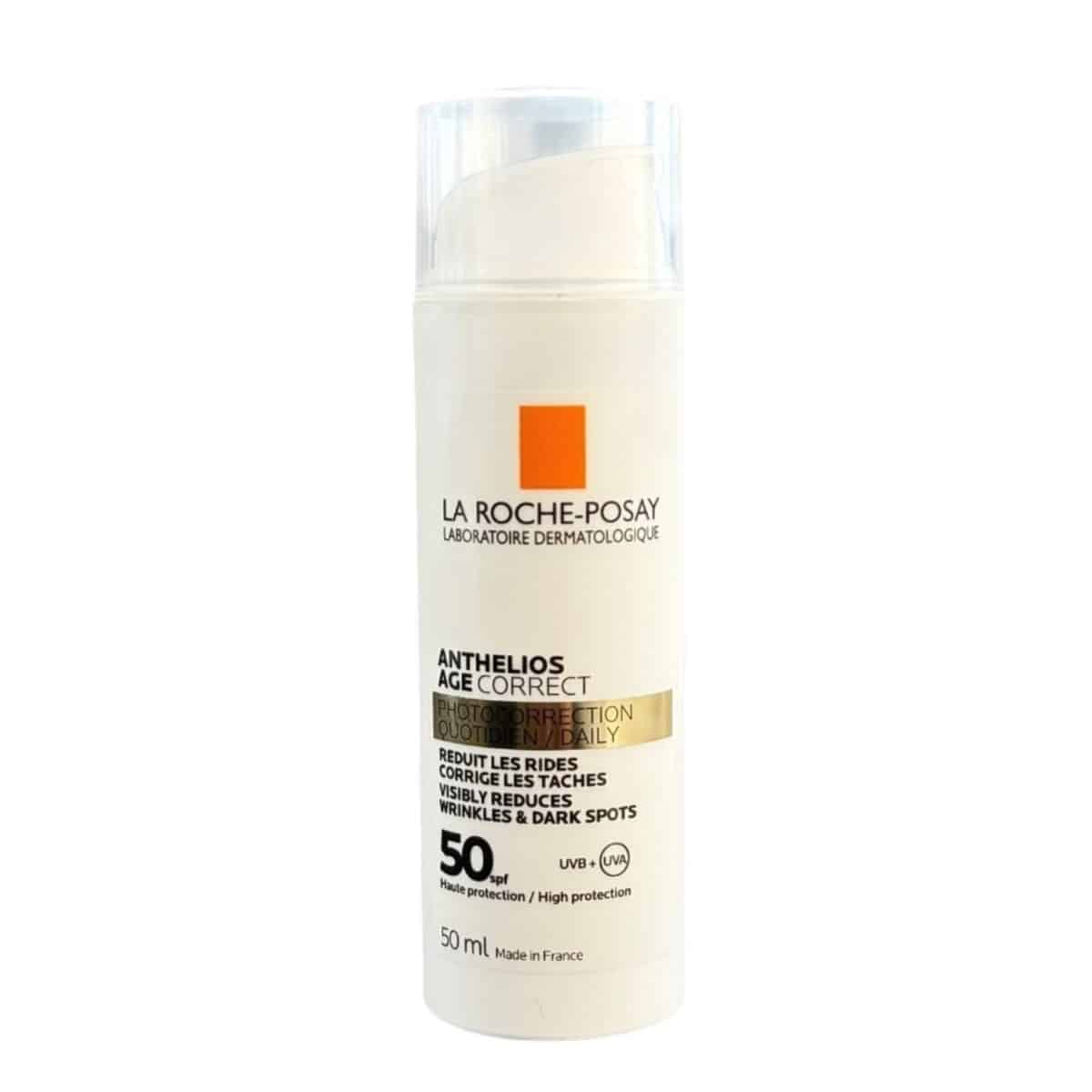 کرم ضد آفتاب بی رنگ ضد چروک و لک SPF50 آنتلیوس لاروش پوزای - Image 1