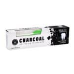 خمیر دندال زغال Charcoal حجم 100 میل و مسواک Whitening Toothpaste with Active Charcoal + Brush, Beauty Formulas