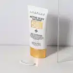 ضدآفتاب ابریشمی مدی پیل 50 میل ضد چروک و روشن کننده MEDIPEEL-Active Silky X3 Formula Sun Cream SPF50 - Image 3