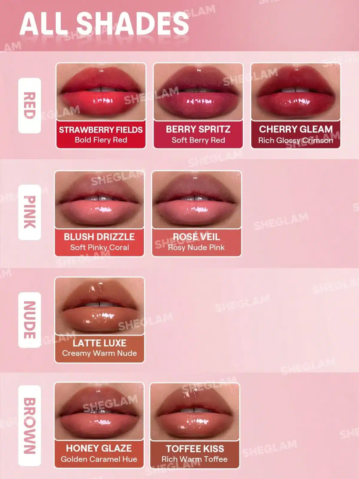 لیپ پلامپر بوستر ( سر فلزی ) شیگلم در 8 رنگ جذاب SHEGLAM BOOSTER LIP PLUMPER - Image 2