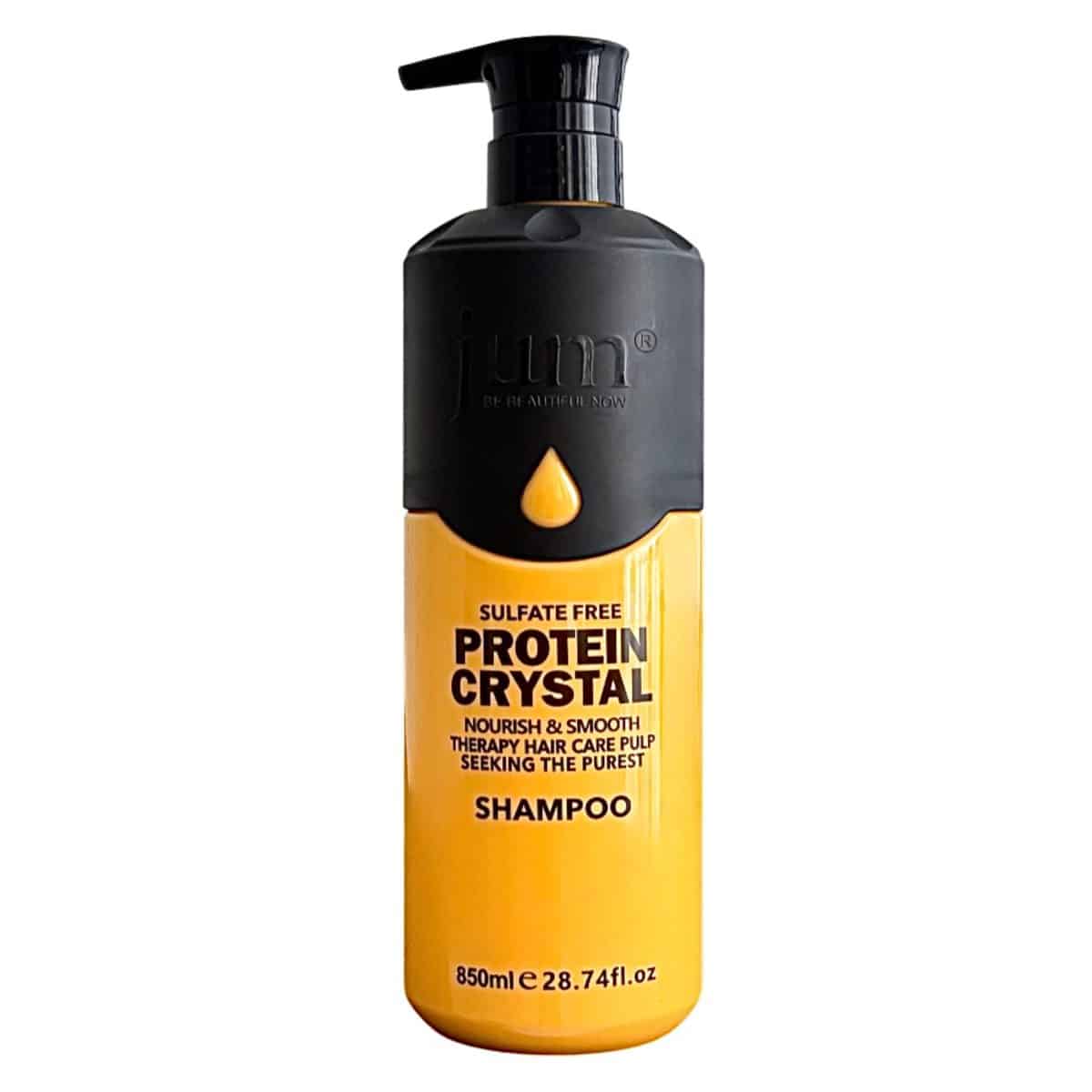 شامپو پروتئین کریستال جام حاوی روغن آرگان 850 میل بدون سولفات مدل Protein Crystal  Jum Protein Crystal Shampoo - Image 1