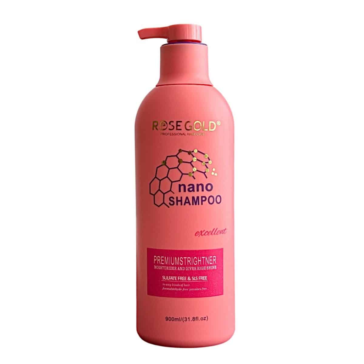 شامپو مو نانو رزگلد 900 میل NANO Rose Gold - Image 1