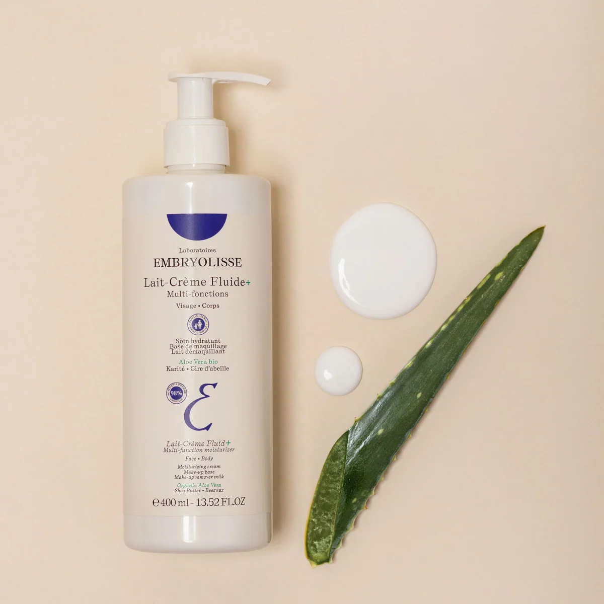 شیر مرطوب کننده چند منظوره امبریولیس 400 میل Embryolisse Lait-Crème Fluid - Image 2