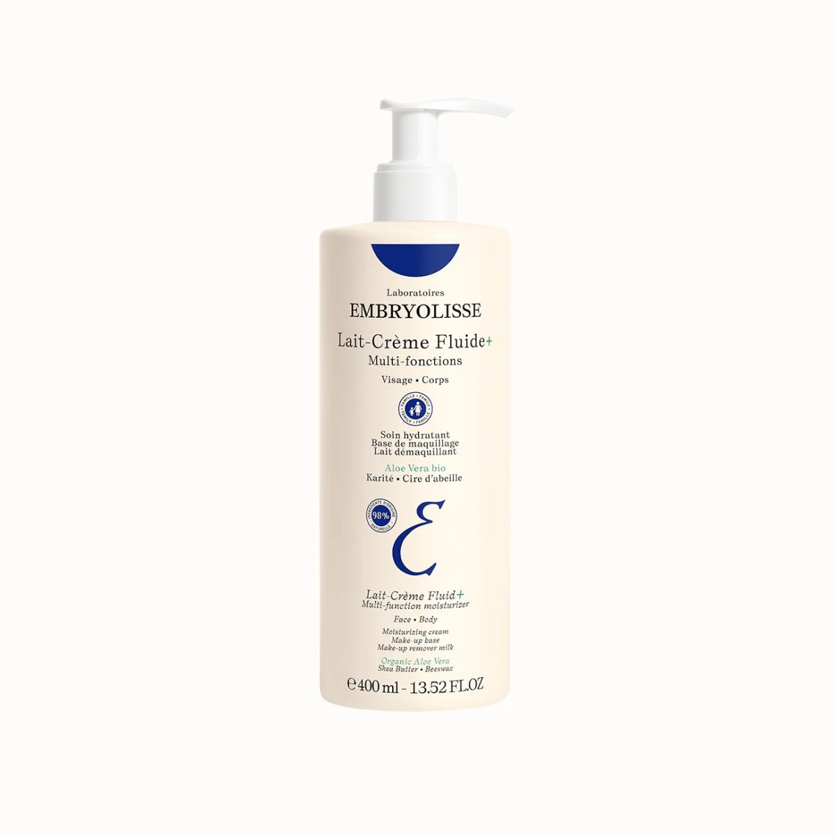 شیر مرطوب کننده چند منظوره امبریولیس 400 میل Embryolisse Lait-Crème Fluid - Image 1