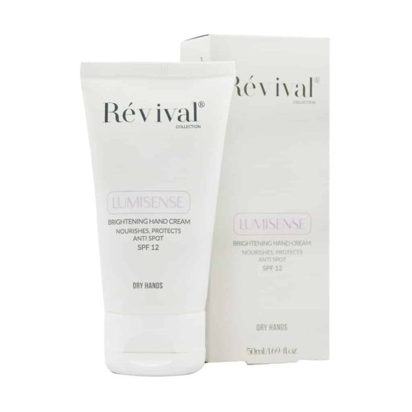 کرم روشن کننده دست SPF12 رویوال 50 میل Revival Lumisense Brightening Hand Cream SPF12
