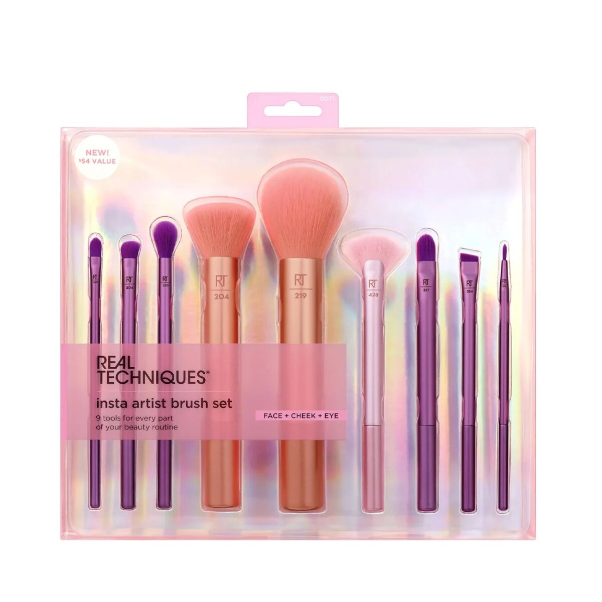 ست براش 9 تیکه ریل تکنیک مدل Insta Artist Brush Set Real Techniques (کد0071) - Image 1