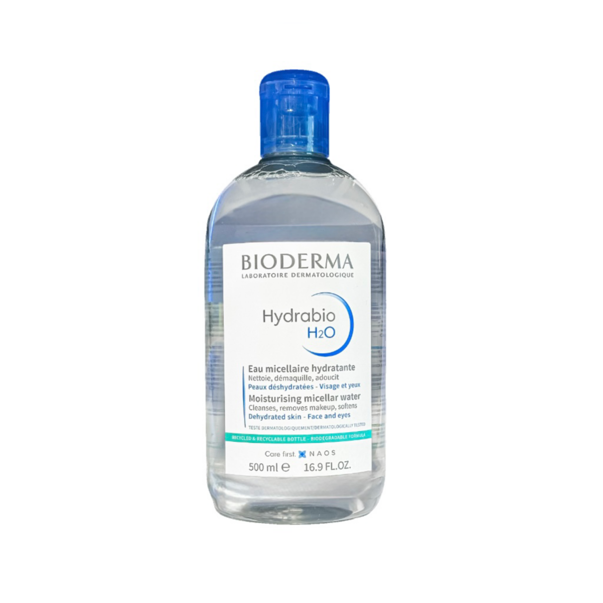 میسلار واتر آبی بایودرما 500 میل BIODERMA مدل هیدرابیو HYDRABIO | مرطوب کننده و آبرسان - Image 1