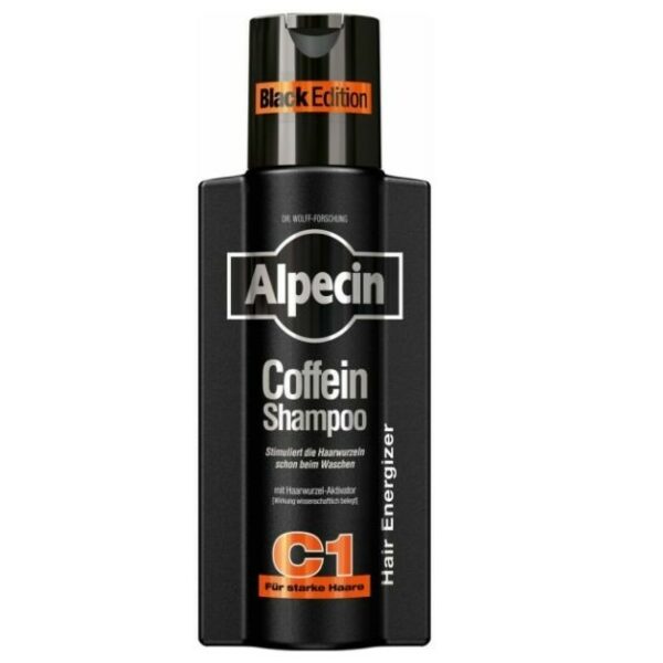 شامپو ضد ریزش کافئین سی وان بلک ادیشن آلپسین C1 ا Black Edition 250ml