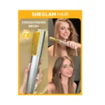 برس حرارتی صاف کننده مو سه بعدی شیگلم SHEGLAM مدل Sleek Chic 3D Thermal Straightening Brush-US Plug - Image 2