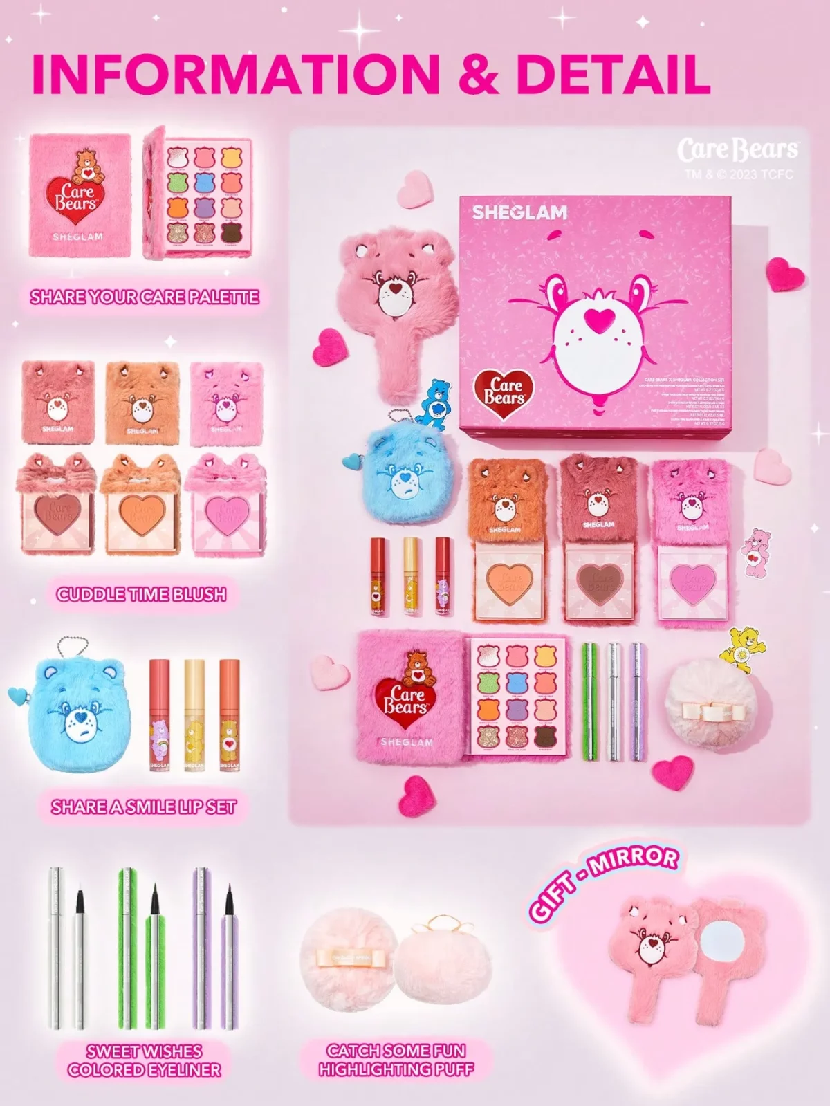 کالکشن خرسی شیگلم مجموعه جدید - Care Bears x SHEGLAM - Image 2