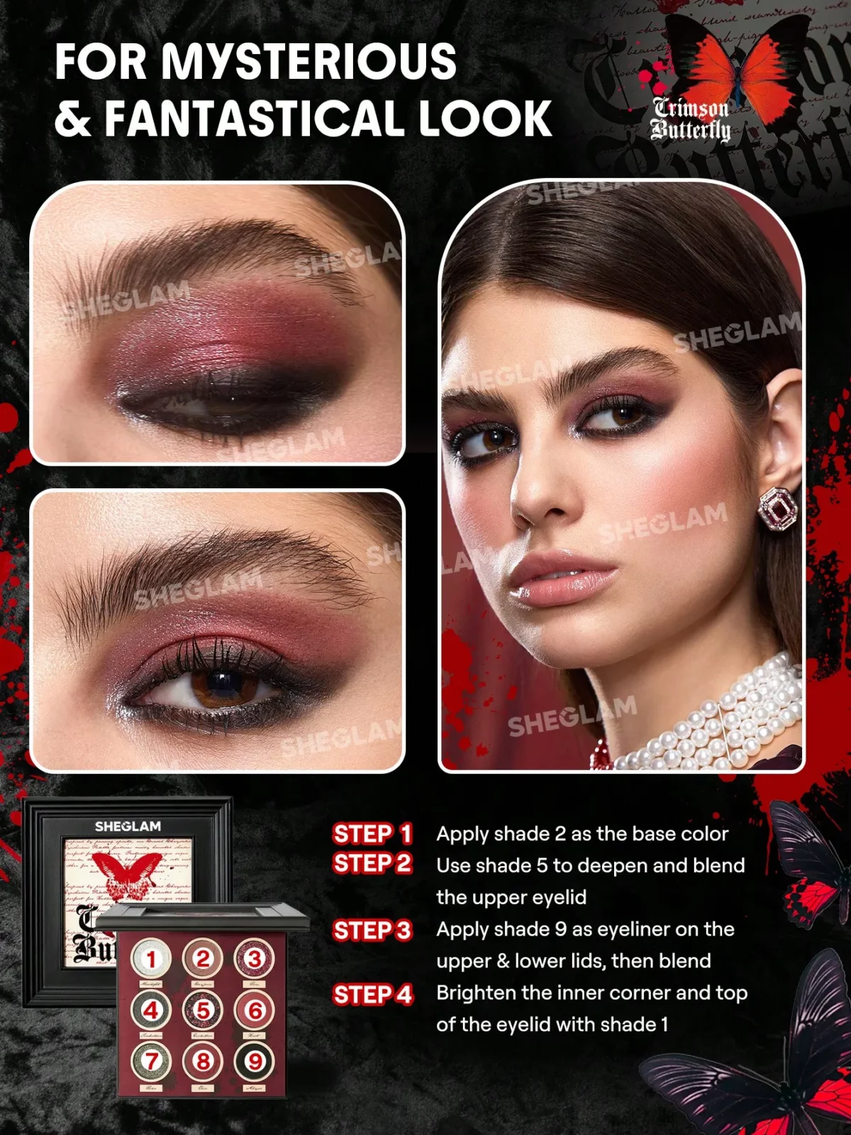 کالکشن آرایشی باتر فلای (پروانه) شیگلم Sheglam Butterfly Full Collection set - Image 13