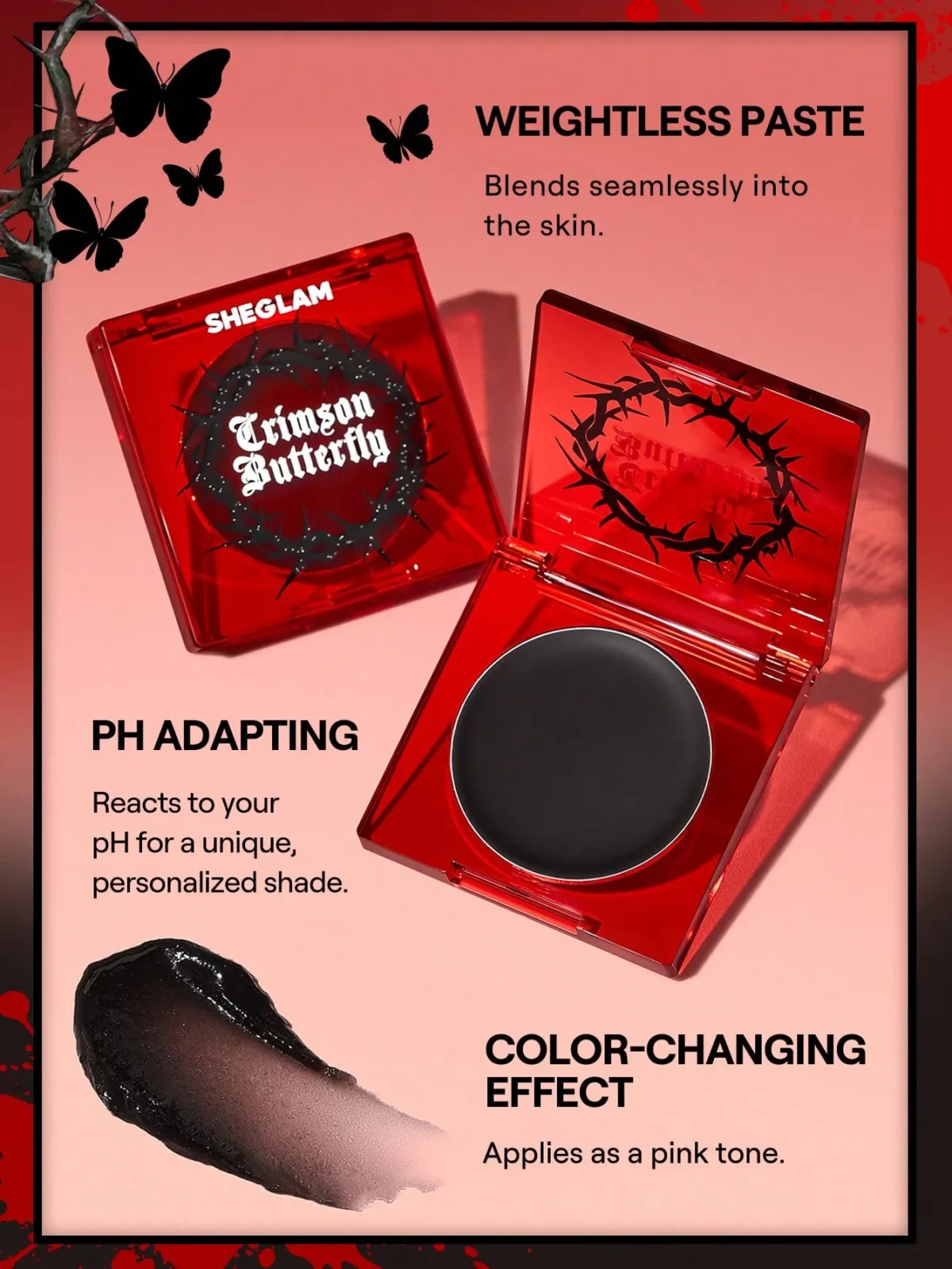 کالکشن آرایشی باتر فلای (پروانه) شیگلم Sheglam Butterfly Full Collection set - Image 3