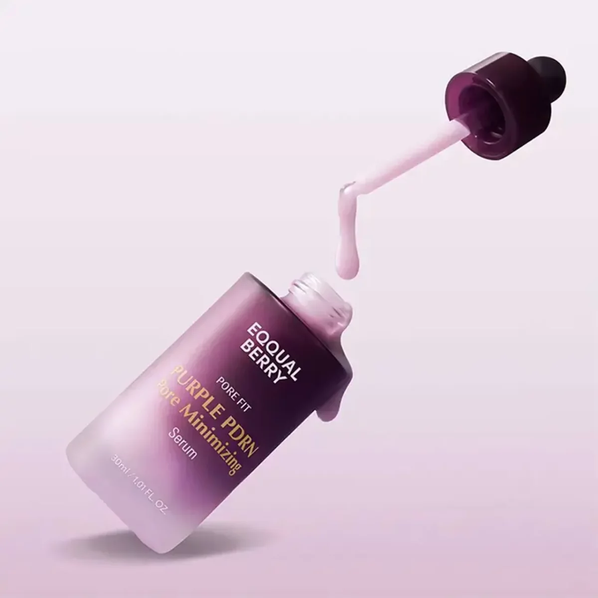 سرم کوچک کننده منافذ و روشن کننده PDRN بنفش اکوال بری Eqqualberry Purple PDRN Pore Minimizing Serum - Image 2