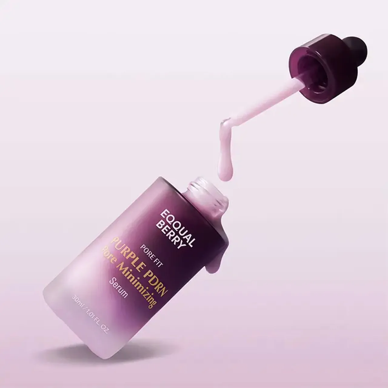 EQQUALBERRY_Purple_PDRN_Pore_Minimizing_Serum_2_700x700__48132_11zon سرم کوچک کننده منافذ و روشن کننده PDRN بنفش اکوال بری Eqqualberry Purple PDRN Pore Minimizing Serum - Image 2