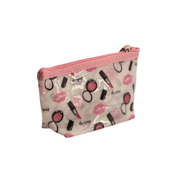 کیف لوازم آرایشی طرح آرایشی شفاف