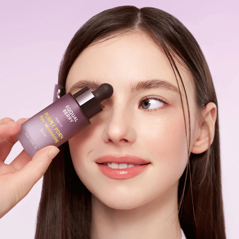 Purple_PDRN_Pore_Minimizing_Serum_2 سرم کوچک کننده منافذ و روشن کننده PDRN بنفش اکوال بری Eqqualberry Purple PDRN Pore Minimizing Serum - Image 3