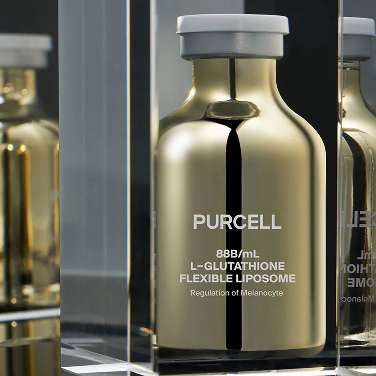 سرم لیپوزومی گلوتاتیون ۸۸ پورسل Purcell 88B/mL L-GLUTATHIONE Flexible Liposome - Image 3