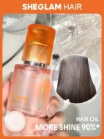 روغن مو ضد حرارت و محافظت کننده شیگلم 100 میل _ SHEGLAM HAIR Hot Streak Thermal Defense Glow Oil Elixir - Image 2