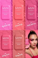 رژگونه پودری باترملت نیکس در رنگ بندی جذاب | NYX Buttermelt Powder Blush - Image 6