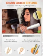 اتو مو صفحه پهن دندانه دار شیگلم سایز 1.5/ 38MM - Image 3