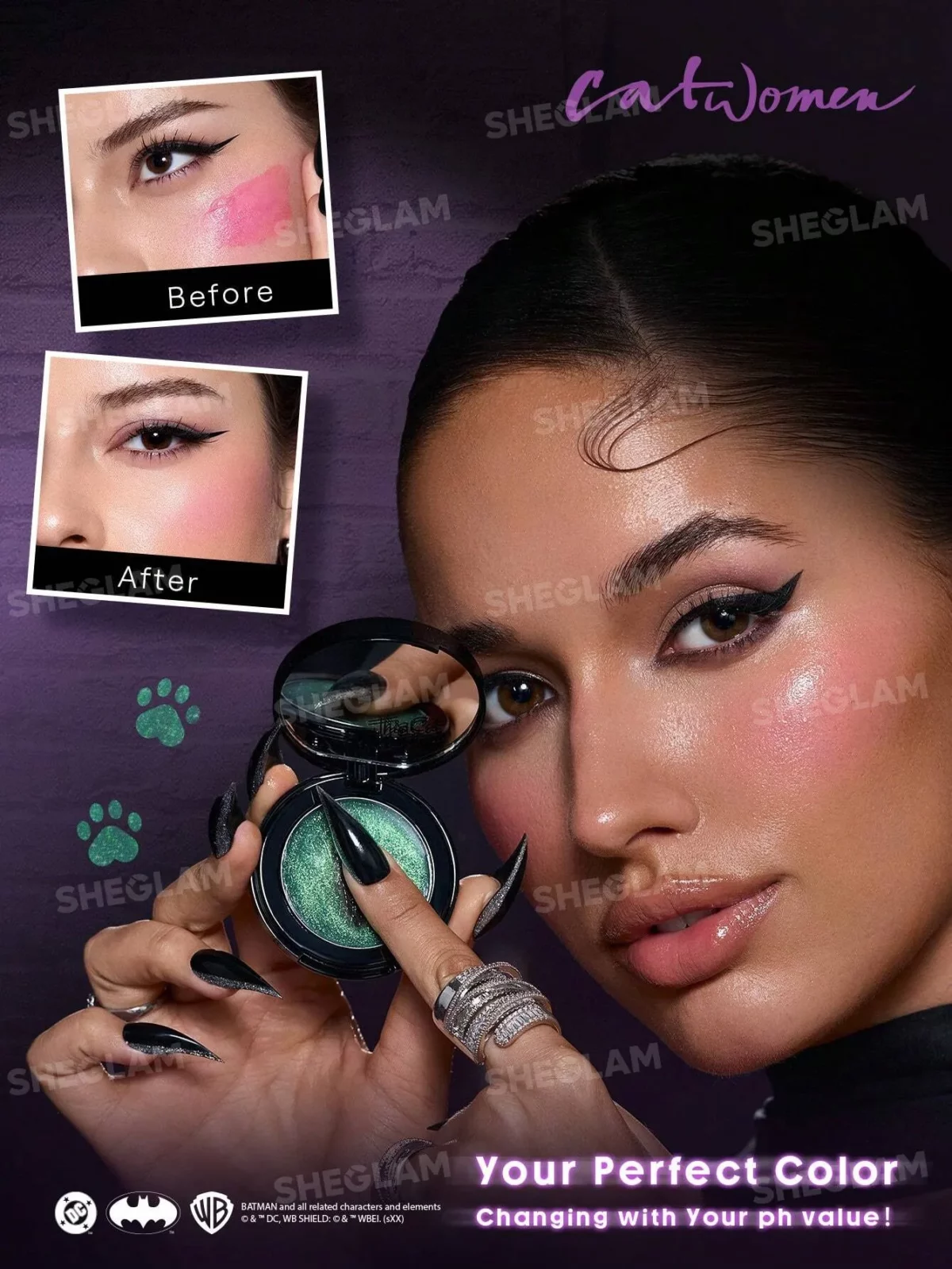 کالکشن کت وومن (CatWoman) شیگلم CATWOMAN™ | SHEGLAM Full Collection Set - Image 4