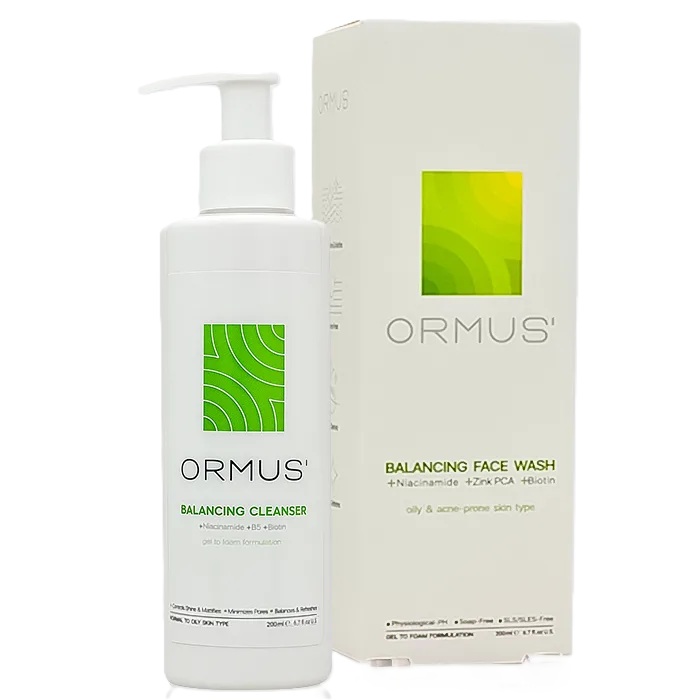 2-ormus-balancing-face-wash شوینده متعادل کننده صورت پوست چرب اورموس - Balancing Face Wash For Oily Skin - Image 1