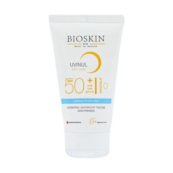 کرم ضد آفتاب SPF50 پوست خشک بایو اسکین پلاس Bio skin SPF50 Sunscreen Cream For Dry Skin 40 ml
