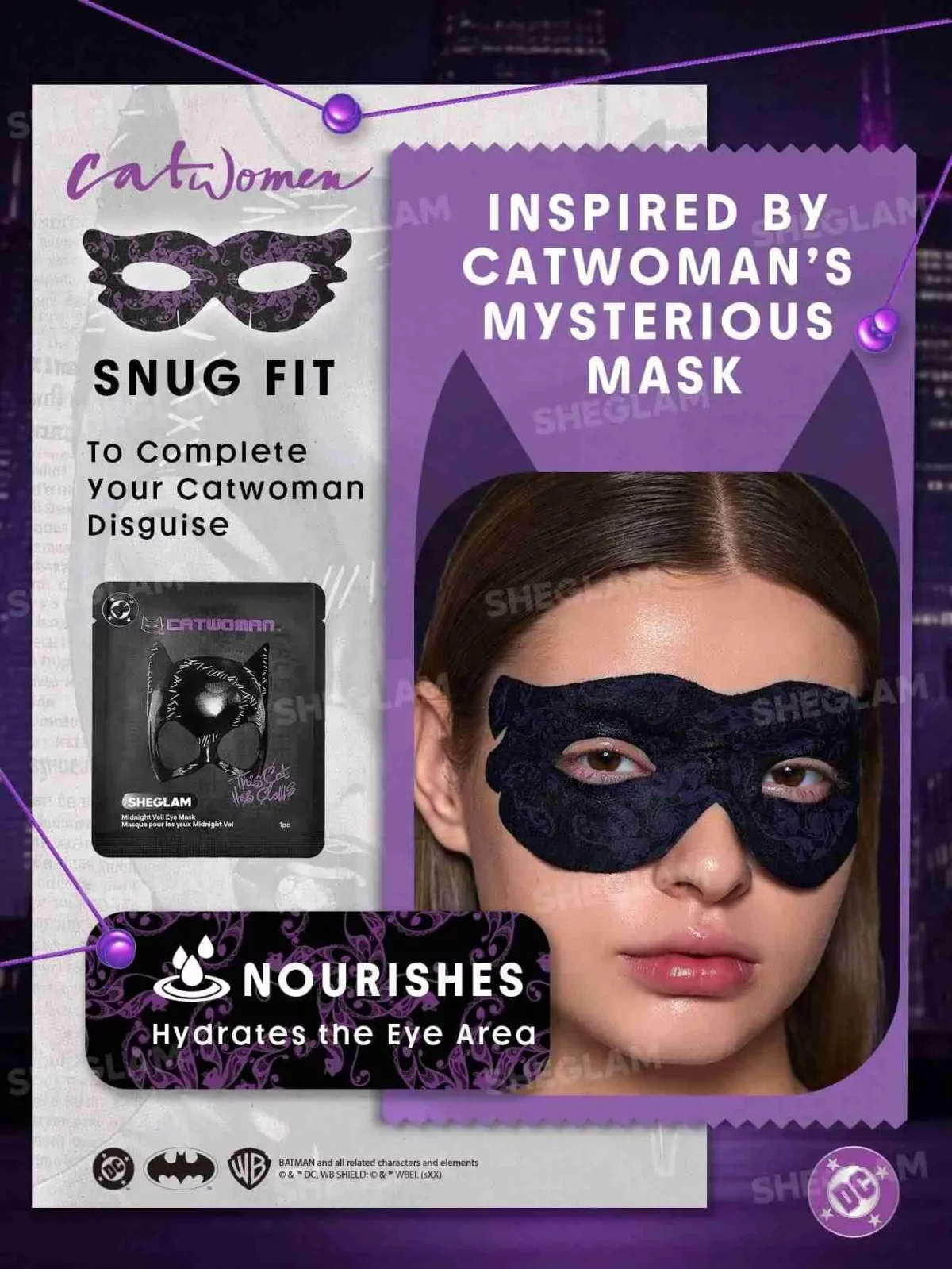 کالکشن کت وومن (CatWoman) شیگلم CATWOMAN™ | SHEGLAM Full Collection Set - Image 5