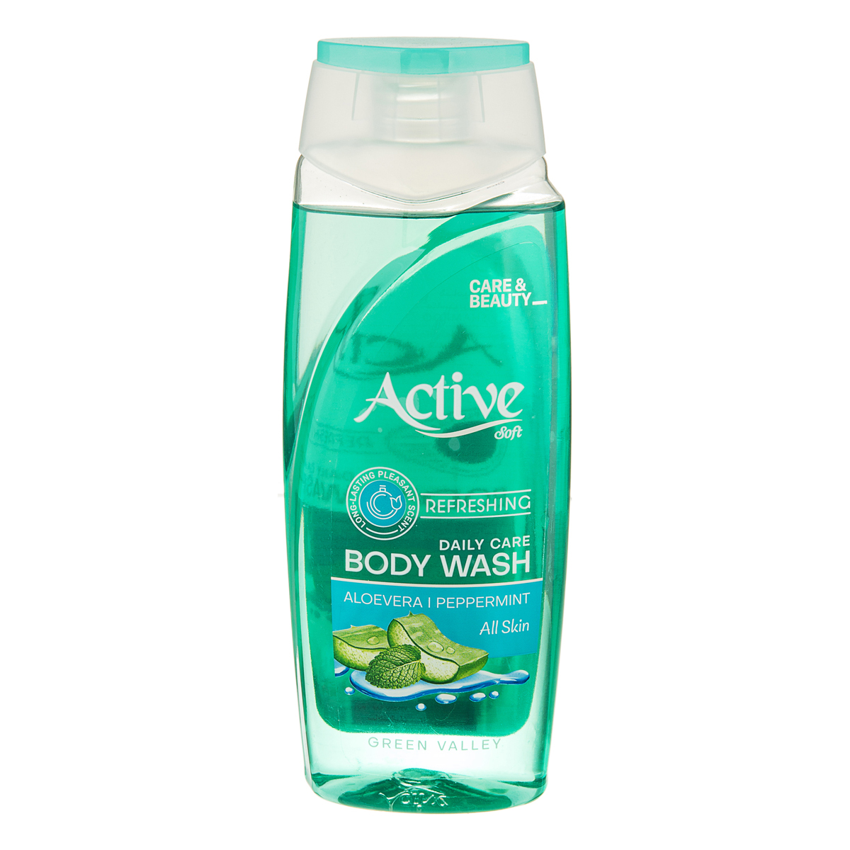 1735122364 شامپو بدن اکتیو مدل آلوئه ورا حاوی عصاره نعنا مناسب برای انواع پوست حجم 400 میل - Image 1