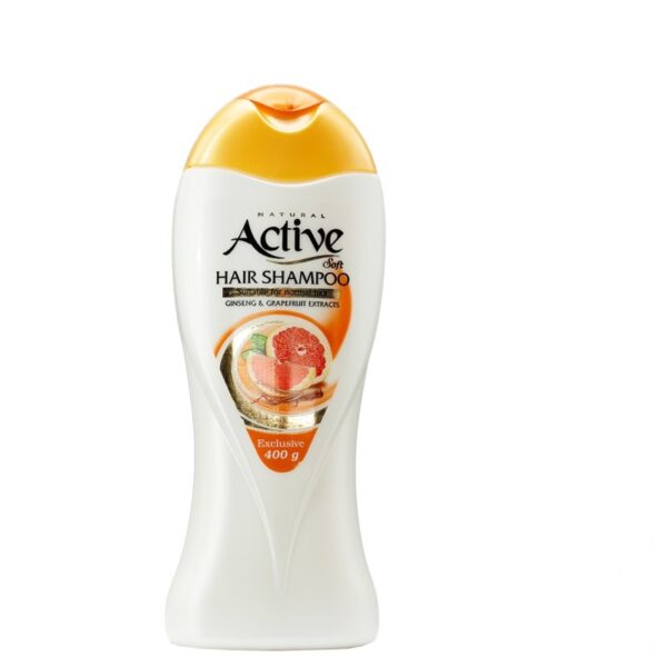 شامپو اكتيو حاوي جينسينگ و گريپ فروت 400 گرم