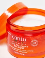 ماسک مو درمانی موی فر شی باتر کانتو Cantu DEEP TREATMENT HAIR MASQUE with Shea Butter for Natural Hair 340ml - Image 2