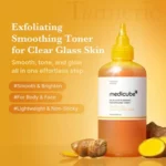 تونر ترمیم کننده و روشن کننده کوجیک اسید و زردچوبه مدی کیوب 250 میل Medicube Kojic Acid Turmeric Resurfacing Toner - Image 4