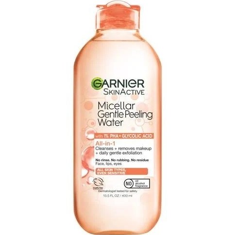 dSmFHwDK1si4npXO میسلار پیلینگ نارنجی گارنیر Garnier Micellar Peeling Kusursuz Makyaj Temizleme Suyu (400 ml) - Image 1