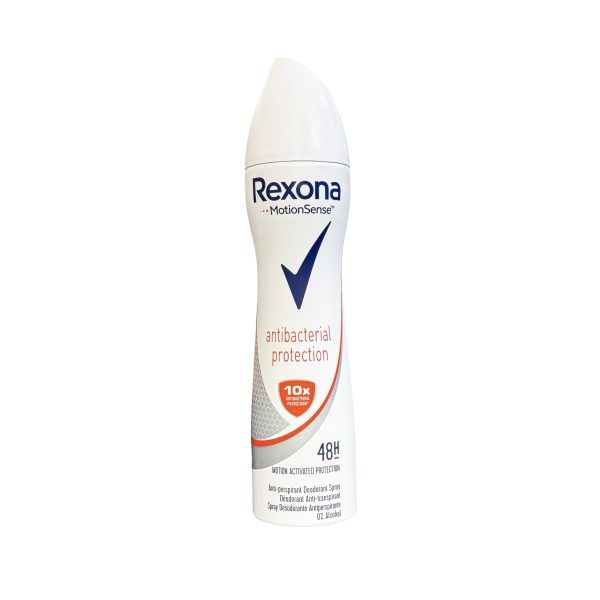 اسپری زنانه رکسونا آنتی باکتریال پروتکشن حجم 200 میل Anti Bacterial Protection Rexona