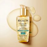 سرم مو آرگان بیوکسین احیا کننده قوی مو حجم 150ml اصل BIOXCIN KERATIN & ARGAN REPAIRING HAIR CARE OIL - Image 2