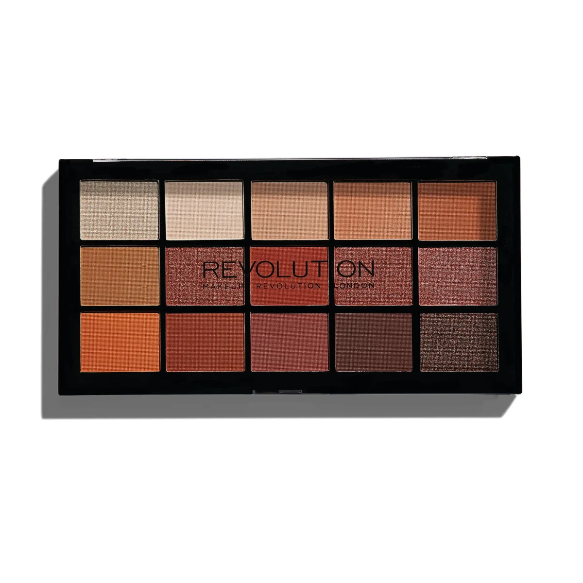 پالت سایه 15 رنگ رولوشن مدل reloaded iconic fever revolution makeup revolution london eyeshadow _ reloaded iconic fever - Image 4