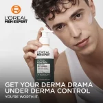 ژل پاک کننده پوست درما کنترل مردانه لورال مدل MEN حجم 260 میل MEN EXPERT DERMA CONTROL purifying cleansing gel - Image 2