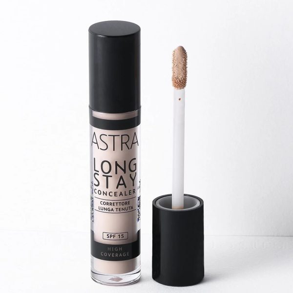 کانسیلر مات و با دوام لانگ استای آسترا در رنگ بندی LONG STAY CONCEALER - Correttore Lunga Tenuta ASTRA MAKE-UP