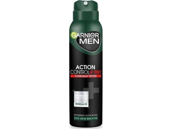 96 اسپری ضد تعریق مردانه 96 ساعته گارنیر مدل action control96h حجم 150 میل - Image 1