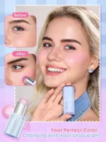 رژگونه استیکی شیگلم مدل کره ای Buttery Bliss Blush Stick PHresh تغییر رنگ با PH پوست - Image 4