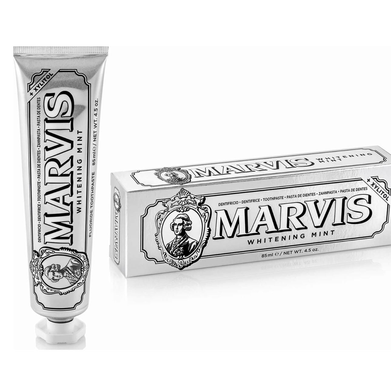 IMG_5419 خمیر دندان سفید کننده مارویس نعنایی 85 میل MARVIS WHITENING MINT - Image 1