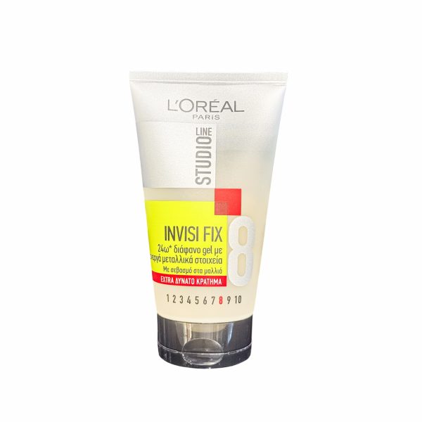 ژل مو لورال Studio Line مدل Loreal Invisi Hold 8 L'Oreal Hair gel Studio Line Mineral FX 8