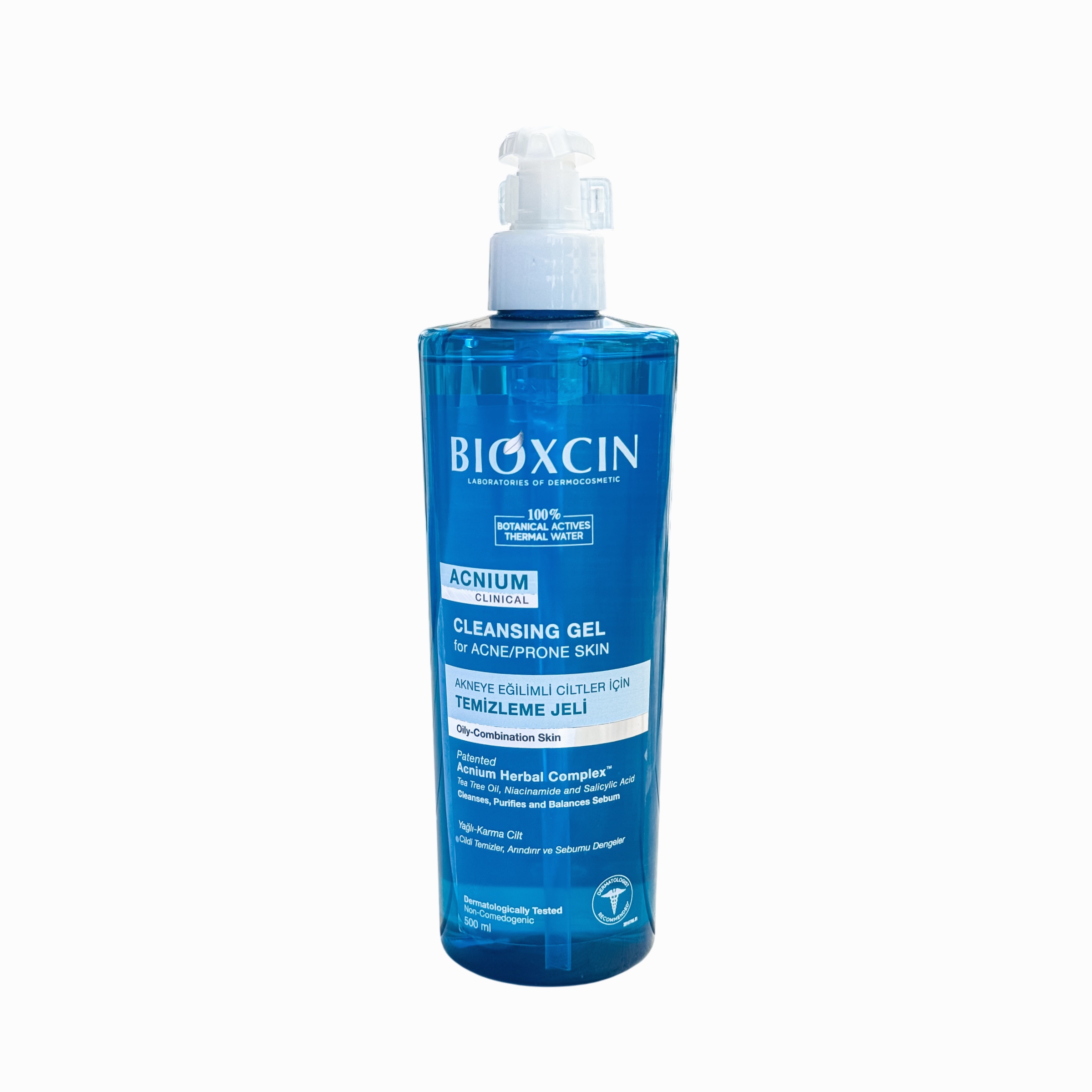 IMG_9302 ژل شستشوی صورت بیوکسین ضدجوش حجم 500 میل Bioxcin Acnium Face Wash Gel - Image 1