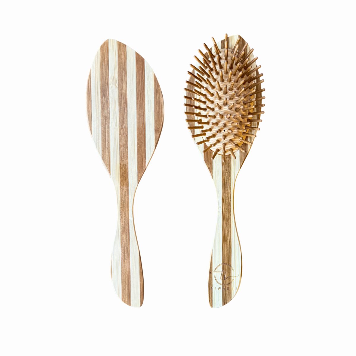 برس موی حرفه ای چوبی تیواسی TIWASSI Wooden Hair Brush - Image 2