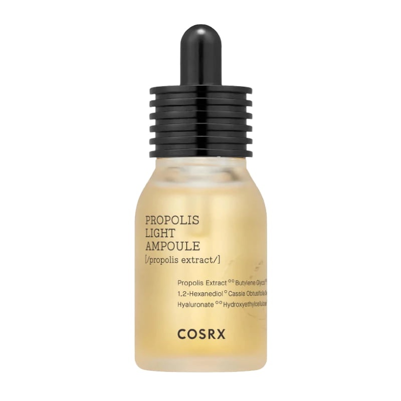 Inkedآمپول-آبرسان-و آمپول تسکین دهنده پروپولیس کوزارکس حجم 30 میل COSRX PROPOLIS LIGHT AMPOULE - Image 1