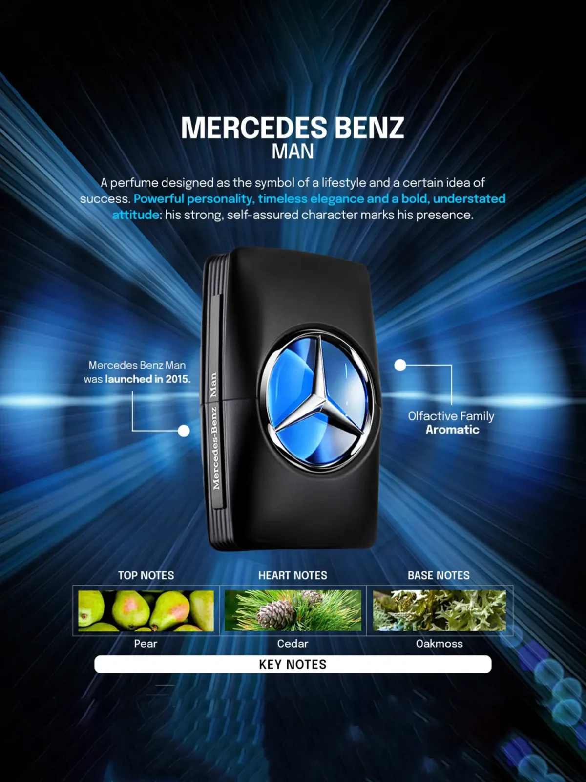 عطر ادکلن مردانه مرسدس بنز من 100 میل | Mercedes Benz Man - Image 5
