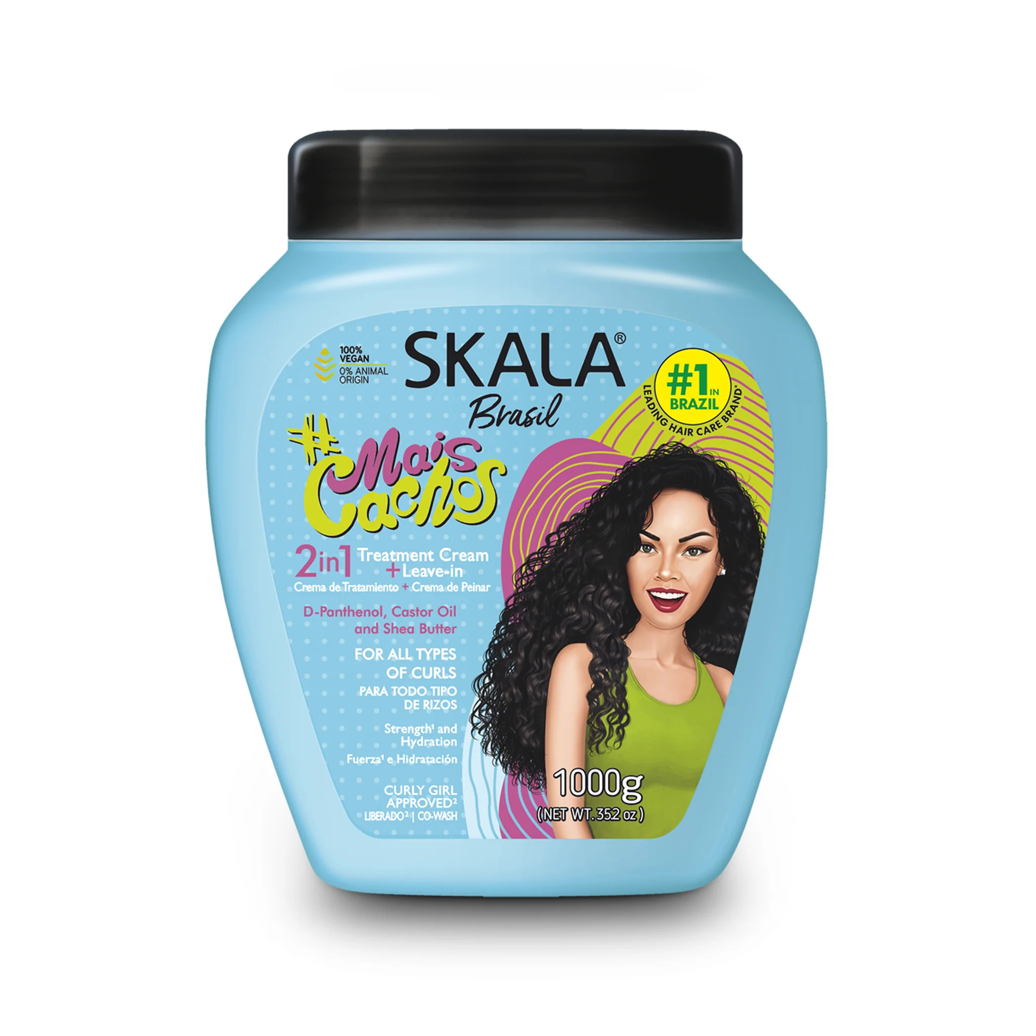 P00351-skala-expert-mais-cachos-2-in-1-conditioning-treatment-1-cover ماسک موی فر اسکالا چند کاره شی باتر و کرچک حجم 1000 میل Mais Cachos eskala - Image 1
